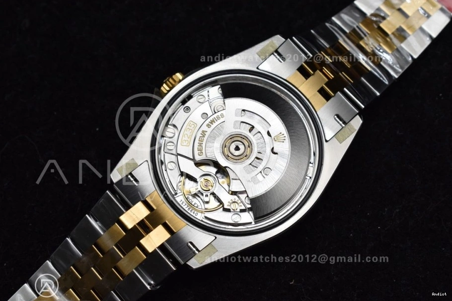 VS 1:1 DateJust Edition Packable Best Bracelet 36 on Dial 904L VSF Textured YG Steel SS 575 Jubilee 126283rbr 0704